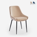 Stuhl gepolstert modern aus Samt für Küche Esszimmer Jarva Aktion