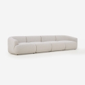 Sofa modular 4-Sitzer Designer aus Stoff Yuna-4 Angebot
