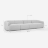 Sofa modular 4-Sitzer Designer aus Stoff Yuna-4 Kauf
