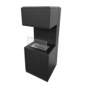 Bioethanol-Kamin Standmodell aus Stahl L38xT38xH100 Oslo Katalog