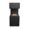 Bioethanol-Kamin Standmodell aus Stahl L38xT38xH100 Oslo Lagerbestand