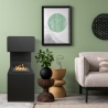 Bioethanol-Kamin Standmodell aus Stahl L38xT38xH100 Oslo Angebot