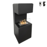 Bioethanol-Kamin Standmodell aus Stahl L38xT38xH100 Oslo Aktion