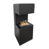 Bioethanol-Kamin Standmodell aus Stahl L38xT38xH100 Oslo Rabatte