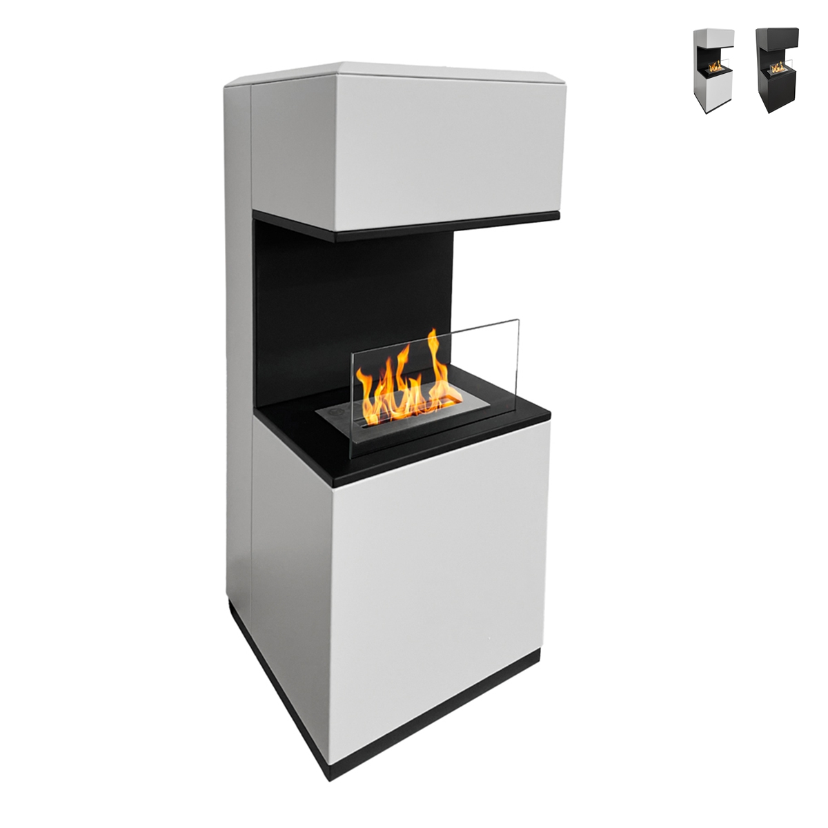 Bioethanol-Kamin Standmodell aus Stahl L38xT38xH100 Oslo Verkauf Bioethanol-Kamin Standmodell aus Stahl L38xT38xH100 Oslo Verkauf