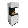 Bioethanol-Kamin Standmodell aus Stahl L38xT38xH100 Oslo Eigenschaften