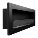 Einbau-Bioethanol-Kamin für Wandmontage Biokamin 120x40 Livorno 120 schwarz Rabatte