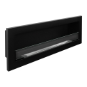Einbau-Bioethanol-Kamin für Wandmontage Biokamin 120x40 Livorno 120 schwarz Sales