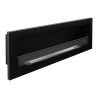 Einbau-Bioethanol-Kamin für Wandmontage Biokamin 120x40 Livorno 120 schwarz Sales