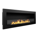 Einbau-Bioethanol-Kamin für Wandmontage Biokamin 120x40 Livorno 120 schwarz Verkauf