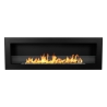 Einbau-Bioethanol-Kamin für Wandmontage Biokamin 120x40 Livorno 120 schwarz Angebot