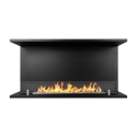 Bioethanol-Kamin Einbaukamin mit 3 offenen Seiten 90x45 Trevi 90 Verkauf