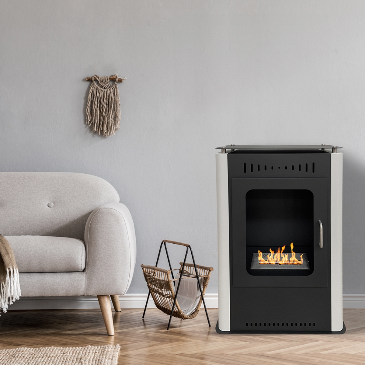Bioethanol-Kamin Bodenmodell L50 x 27 x H80 Asia Aktion