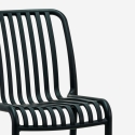 Stuhl draußen Garten modern schwarz weiß Polypropylen Sawas Auswahl
