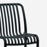 Stuhl draußen Garten modern schwarz weiß Polypropylen Sawas Auswahl