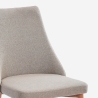 Stuhl gepolstert modern aus Stoff für Esszimmer und Küche Sirka Kosten
