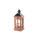 Set aus 2 dekorativen Shabby-Chic-Laternen aus Holz mit Kerzenhalter Palu Angebot