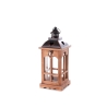 Set aus 2 dekorativen Shabby-Chic-Laternen aus Holz mit Kerzenhalter Palu Angebot