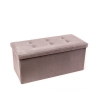 Rechteckiger Samt-Pouf mit Stauraum 76x34cm für Wohnzimmer Pier Verkauf