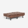 Schlafsofa 2-Sitzer Kunstleder mit verstellbarer Rückenlehne Hori Katalog