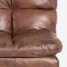 Schlafsofa 2-Sitzer Kunstleder mit verstellbarer Rückenlehne Hori Lagerbestand