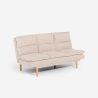 Schlafsofa Klick Klack 2-Sitzer mit verstellbarer Rückenlehne Livra Angebot