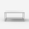 Couchtisch zeitgenössisch 100x60x45cm mit Marmoreffekt Corniola Auswahl