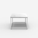 Couchtisch zeitgenössisch 100x60x45cm mit Marmoreffekt Corniola Modell