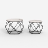 Couchtische 2er Set modernes Design mit Metallfuß Aragonite Katalog