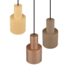 Moderner Pendelleuchter mit 3 Lichtern aus mehrfarbigem Metall Lumak Sales