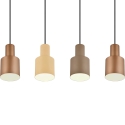 Lineares Design-Hängelampe mit 4 Lichtern aus mehrfarbigem Metall Orkan Sales
