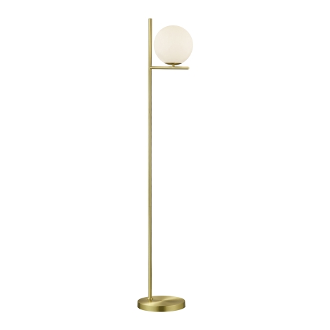 Stehlampe mit Opalglasschirm Khadz Aktion