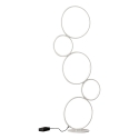 Moderne LED-Stehlampe im Design mit 5 Ringen, dimmbare Beleuchtung Nural Aktion