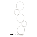 Moderne LED-Stehlampe im Design mit 5 Ringen, dimmbare Beleuchtung Nural Aktion