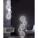 Moderne LED-Stehlampe im Design mit 5 Ringen, dimmbare Beleuchtung Nural Verkauf