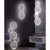 Moderne LED-Stehlampe im Design mit 5 Ringen, dimmbare Beleuchtung Nural Sales