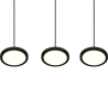 Moderne schwarze LED-Pendelleuchte mit 3 dimmbaren Lichtern Pular Sales