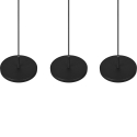 Moderne schwarze LED-Pendelleuchte mit 3 dimmbaren Lichtern Pular Rabatte