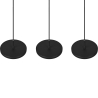 Moderne schwarze LED-Pendelleuchte mit 3 dimmbaren Lichtern Pular Rabatte