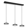 Moderne schwarze LED-Pendelleuchte mit 3 dimmbaren Lichtern Pular Katalog