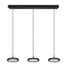 Moderne schwarze LED-Pendelleuchte mit 3 dimmbaren Lichtern Pular Lagerbestand