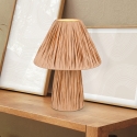 Moderne Tischlampe Nachttischlampe aus Naturpapier Vorth Verkauf