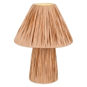 Moderne Tischlampe Nachttischlampe aus Naturpapier Vorth Sales