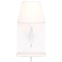 Wandleuchte mit USB-Wireless-Ladestation und Stoffschirm Myrik Angebot