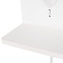 Wandleuchte mit USB-Wireless-Ladestation und Stoffschirm Myrik Rabatte