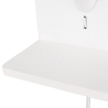 Wandleuchte mit USB-Wireless-Ladestation und Stoffschirm Myrik Rabatte