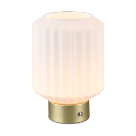 Elegante moderne LED-Tischlampe, wiederaufladbar Arina Aktion