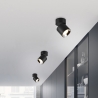 LED-Deckenstrahler schwarz schwenkbar modernes Design Sirio Verkauf