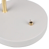 Elegante, verstellbare Tischlampe aus goldfarbenem Metall Jarak Auswahl