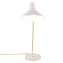 Elegante, verstellbare Tischlampe aus goldfarbenem Metall Jarak Sales